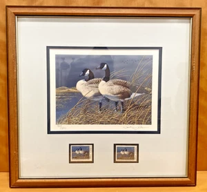 Signed And Framed 1991 Nebraska First Of State Duck Stamp Print 964/12,000 - Picture 1 of 10
