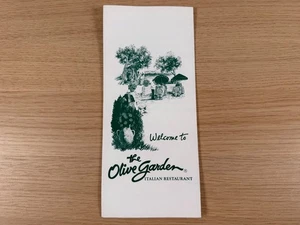 Welcome to The Olive Garden Italian Restaurant Menu 1986 (Orlando, Florida) - Bild 1 von 5