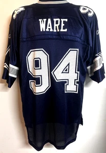 NFL Dallas Cowboys #94 DeMarcus Ware Football Jersey Men's SZ: M Navy Blue -Used - Picture 1 of 14