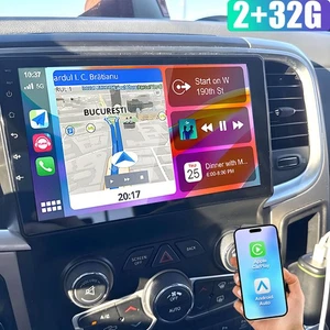 Car Radio Stereo Auto AC for Dodge Ram 2013-2019 1500 2500 3500 Carplay/Android - Picture 1 of 20