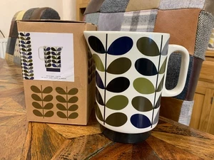 Bellissima brocca/brocca Orla Kiely "stelo verde cachi" + SCATOLA. **GUARDA GLI ALTRI MIEI** - Foto 1 di 5