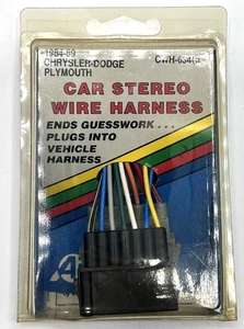 American International CWH634L Radio Wiring Harness For 84 And Up Chrysler - Picture 1 of 2