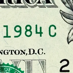 1984 Birthday Anniversary Graduation Best Gift Uncirculated Dollar Serial Number - Picture 1 of 6