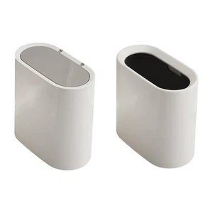 Nordic Dustbin Bathroom Trash Can Rubbish Container Stylish Paper Basket - Picture 1 of 12