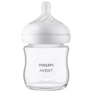 Avent Natural Response Glass Baby Bottle 120ml 0 Months and + - Picture 1 of 1