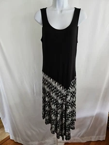 Spense Maxi Abito Tank Righe Lagen Look Artistico Comodo Taglia Large - Foto 1 di 6