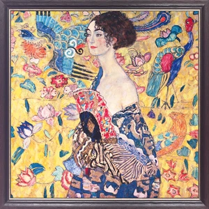 Gustav Klimt. Dame mit Fächer (1918).  - Bild 1 von 5