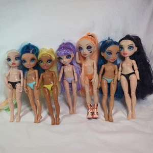 Muñeca 7 Rainbow High Ainsley Skyler Violeta Amapola Sunny Amaya Desnuda Jr Alta Sombra - Imagen 1 de 8