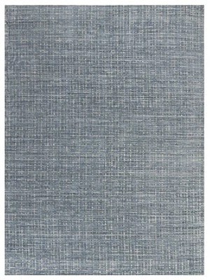 Simplicity Blue Gray Contemporary Area Rug 10' x 14' E24629 - Image 1 of 4
