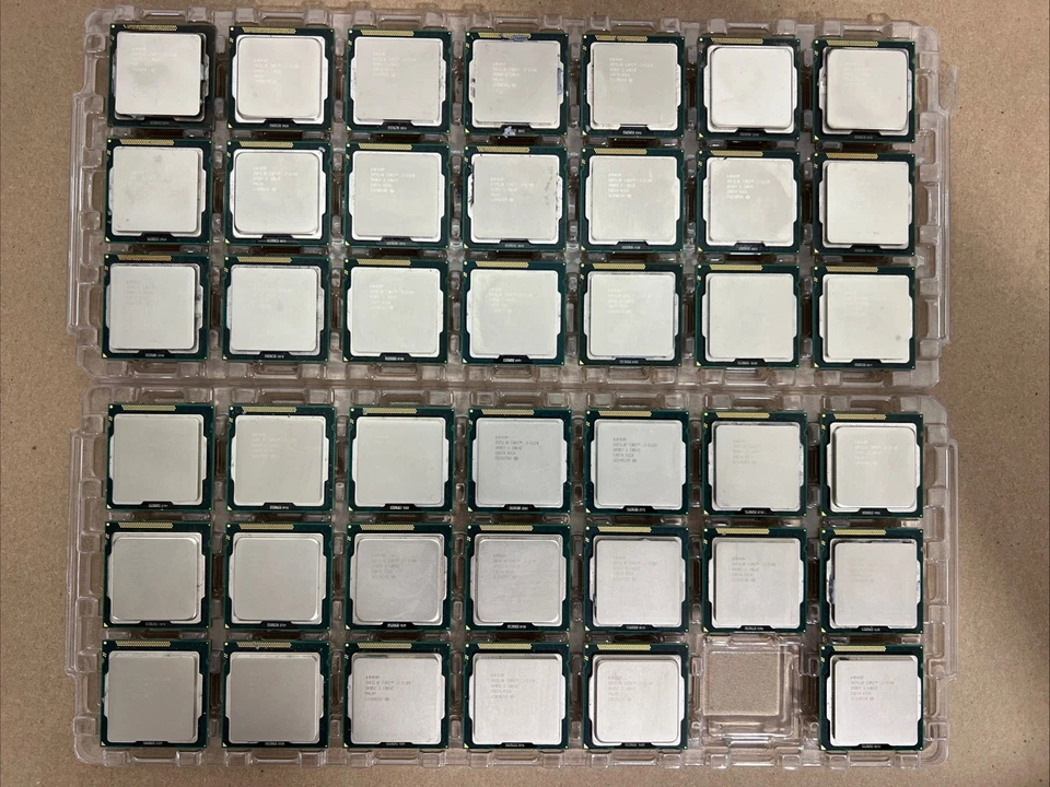 Lot of 41 Mixed Model Intel  i3 2nd Gen Desktop CPU Processor SR05Y SR05C - Image 1 of 1