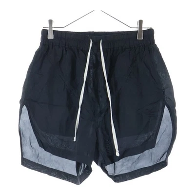 Rick Owens 22SS Drawstring Bermuda Shorts RP01B4307-J Half Pants Black Used 3965 - Image 1 of 4