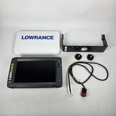 Lowrance Elite-9 Ti2 GPS Plotter Sonar Buscador de Peces Unidad Principal Montaje y Cubierta Foto 1 de 4