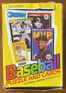 1989 Donruss Baseball w/. 36 Sealed Packs, Wax Box, Unopened - Griffey Jr RCs? - Picture 1 of 2