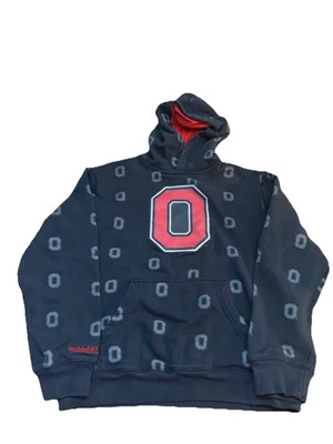 Толстовка с капюшоном Mitchell & Ness детская молодежный размер большой 14/16 The Ohio State Buckeyes X91 - Изображение 1 из 4