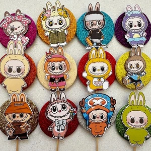 Toppers realizzati a mano Decorazioni compleanno: mix Cupcake - Foto 1 di 4