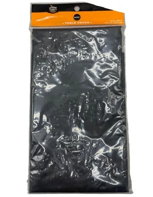 hyde eek table cover Halloween party black decor 54x108" READ NEW in package see - Image 1 of 4