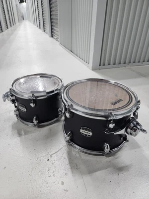 Mapex Pro Two Piece Drum Set Transparent Emerald Green /16/12/ - Image 1 of 4