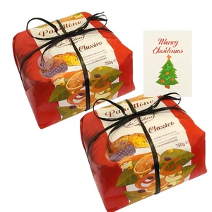 Panettone Classico 2×750g Traditional Italian Christmas Cake Sweet Bread Fruits - Picture 1 of 2
