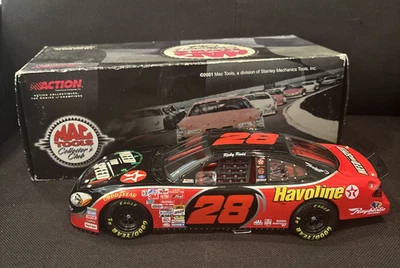 2001 Ricky Rudd #28 Texaco Havoline Need For Speed 1:24 Action Mac Tools - Image 1 of 4