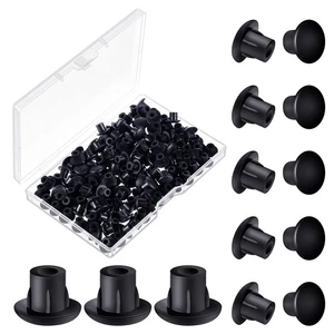300 Pcs 5mm Plastic Hole Plugs 3/16 Inch Round Button Flush Type Plugs Screw Cap - Picture 1 of 7