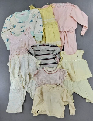 Lote de Vestido Conjunto Tex Vintage Años 50 Bebé Niño Denton Pennys Nitey Nite Health Foto 1 de 4