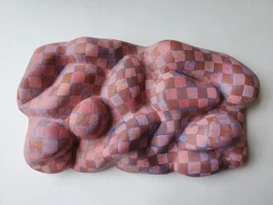 Skulptur Stuck Gips Acryl Abstrakt Gudrun Freder Amorph Figur - Picture 1 of 14