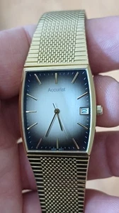 Rare Vintage Accurist MB347 Vintage Gold Plated Wristwatch, Excellent Condition - Picture 1 of 13