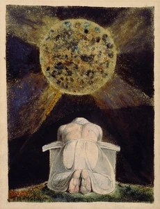 William Blake Urizen Prays : Archival Quality Giclée Art Print c.1795 - Picture 1 of 2