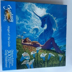 Komplett Vintage 1982 Greg Hildebrant Fantasy Puzzle - Engel der Götter - Bild 1 von 5