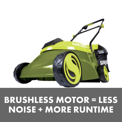 Cordless Electric Walk-Behind Push Lawn Mower, 14-inch, 28-Volt>
