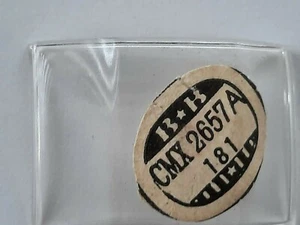 Original Gruen Curvex 370 650 watch faceted 2 GABLE glass crystal CMX2657A - Picture 1 of 3