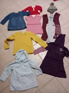 KONVOLUT Kinder Packet Kindersachen T-Shirt Pullover Mädchen Gr. 92 - 116 - Bild 1 von 7