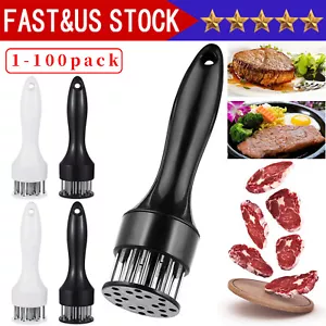 Meat Tenderizer Tool 21Needles Stainless Steel for Tenderizing Kitchen Tool USA - Picture 1 of 11