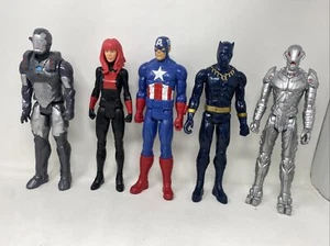 Lote de 5 figuras Hasbro Marvel, 12 pulgadas Black Panther Ultron War Machine +++ - Imagen 1 de 10