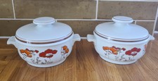 Royal Doulton LS 1019 'Field Flower' modello Piccolo con Coperchio Pentola Forno