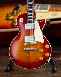 Replica Gibson 1959 Les Paul Standard Cherry Sunburst 1:4 Scale Miniature Guitar - Picture 1 of 7