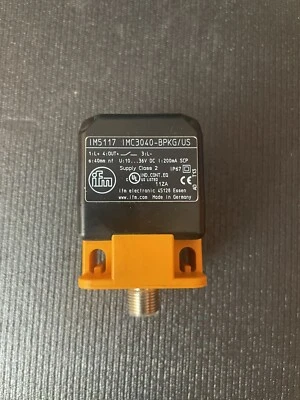IFM Efector IM5117 IMC3040-BPKG/US Proximity Sensor New Surplus No Packaging - Image 1 of 4