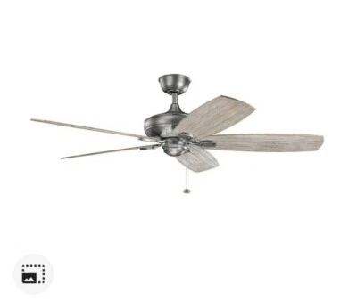 Kichler, Ashbyrn 60 inch Ceiling Fan, Antique Pewter - Factory Sealed! - Image 1 of 2