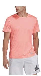 adidas Men's Run It Tee-Running Carrera-Acid Red-(Neon Orange)-BaCk To ScHoOL - Picture 1 of 10
