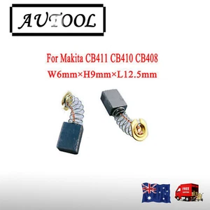 Carbon Brushes For Makita 191940-4 CB408 6X9X12.5mm 9522NB 6920NB AU seller - Picture 1 of 3