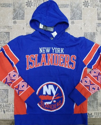 NHL NY Islanders Women~  junior Sweater Hoodie Retail $75  SIZE XL (18) NWOT Cover