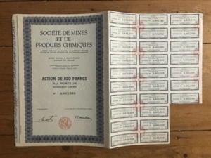 Société de MINES & PRODUITS CHIMIQUES (E2) - Picture 1 of 1