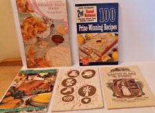Vintage Cookbooks Recipe Books Pillsbury Betty Crocker Etc Misc Lot of FIVE (5)
