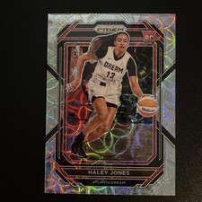 #138 Haley Jones 2023 Panini WNBA Prizm Rookie Card Premium Box Hit Dream /99 SP