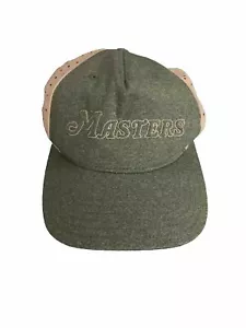 Masters Baseball Hat Cap Green / White 100% Cotton Golf Augusta , Adjustable - Picture 1 of 5