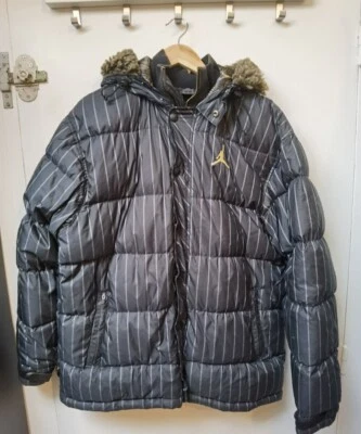 Manteau Doudoune Jordan Nike Taille XL Avec Capuche Vintage Veste Collector Rare - Photo 1/4