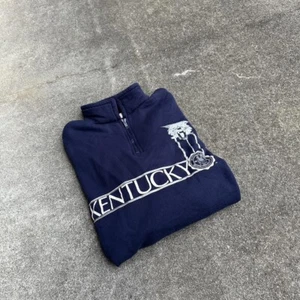 Vintage University of Kentucky Wildcats Quarter Zip Sweatshirt  - Picture 1 of 6
