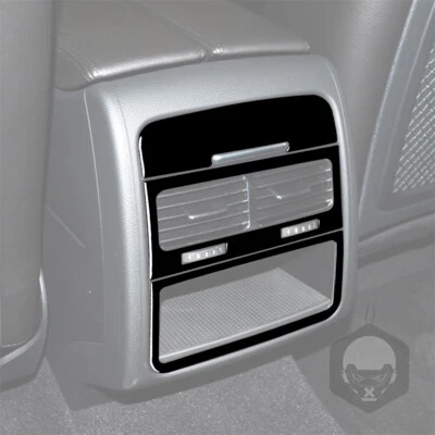 ABS 3pcs Rear Air Vent Outlet Panel Cover Trims For Volkswagen Touareg 2011-2018 - Image 1 of 4