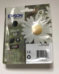 Epson 18 Black 175 pages Ink Cartridge (C13T18014010) - Picture 1 of 1