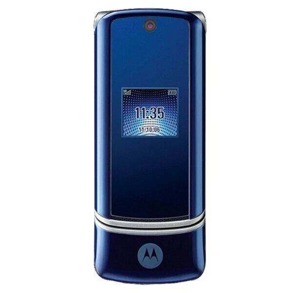 Original Motorola Krzr K1 GSM 2MP Camera Bluetooth Flip Unlocked Mobile Phone - Image 1 of 4